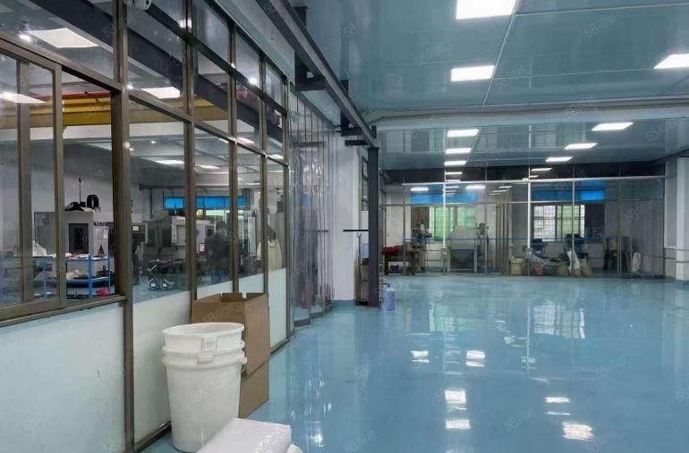 新现空出重工业厂房，高度六米有航车，一楼精装修1200平