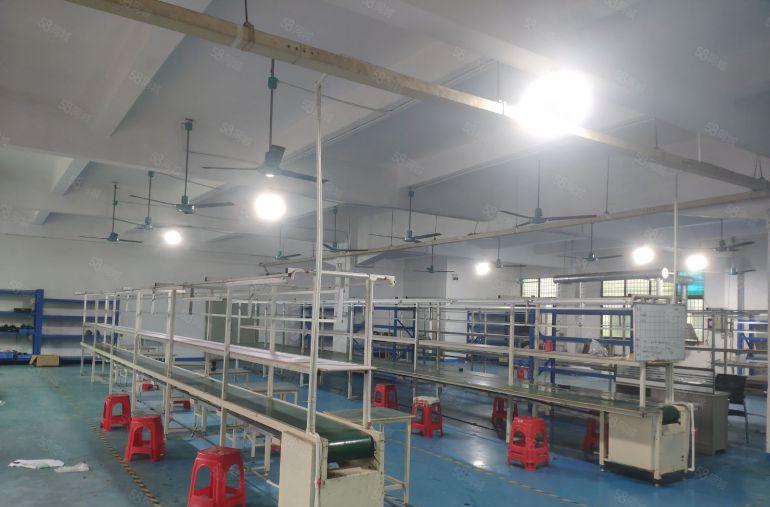 长安沙头新空出二楼800平现成装修接线低价厂房出租