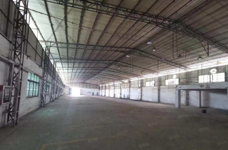 常平土塘单一层钢构滴水8米装修无居民小独院厂房招租3000平