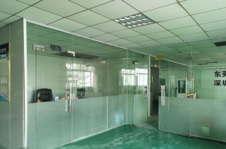 塘厦工业区新空楼上1250平标准厂房，精装修水电齐全低价出租