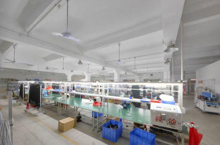 塘厦田心新空楼上洁净装修厂房980平，原房东出租 水电齐全