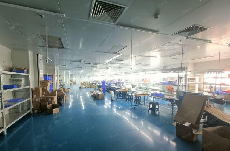 塘厦田心独院楼上无尘车间厂房仓库2000平，精装修低价出租
