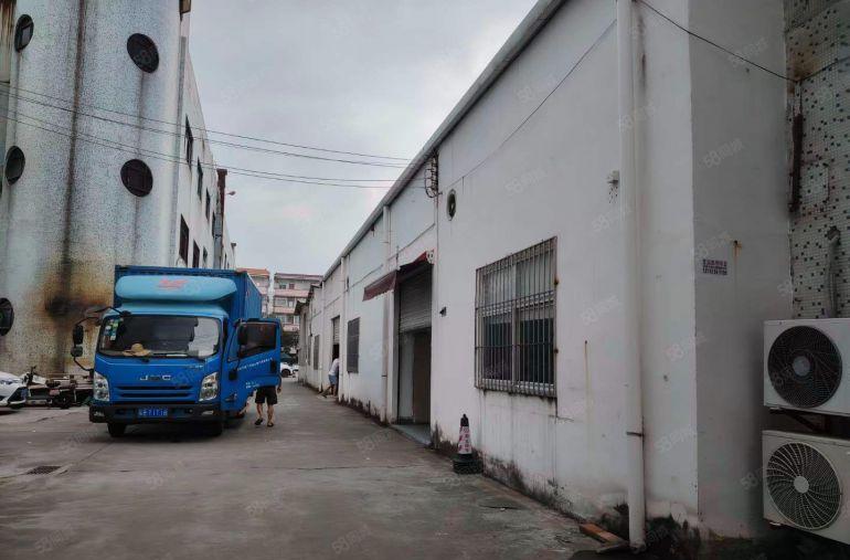 塘厦独院一楼钢构560平带航车厂房特价出租，带办公室可进大车