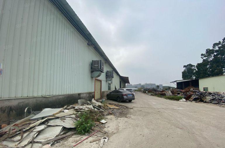 寮步低价厂房出租单一层钢结构7.5米高度1200平方空地大