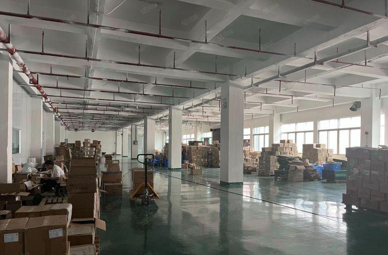 原房东大岭山楼上2000平米独门独院精装修厂房出租高速路口