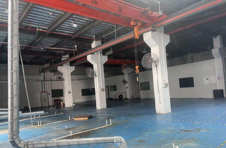 桥头新出750平方一楼6米高现成行车水电现成