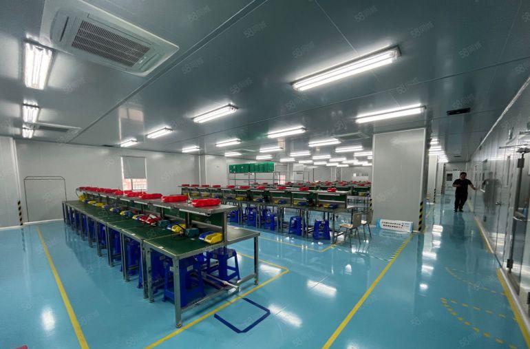 茶山镇厂房出租小面积精装修无尘车间出租，拎包生产，价格便宜