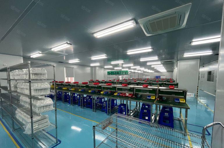 茶山镇厂房出租小面积精装修无尘车间出租，拎包生产，价格便宜