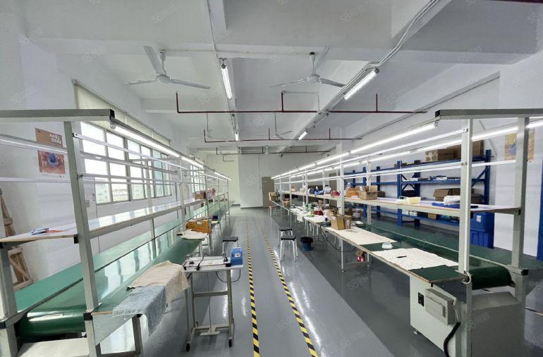 福永地铁站工业园区精装修400平厂房出租电商仓库小面积原房东