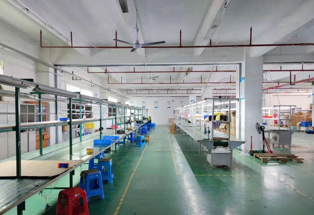 新安洪浪北地铁站附近楼上1800平整层适合研发办公生产可分租