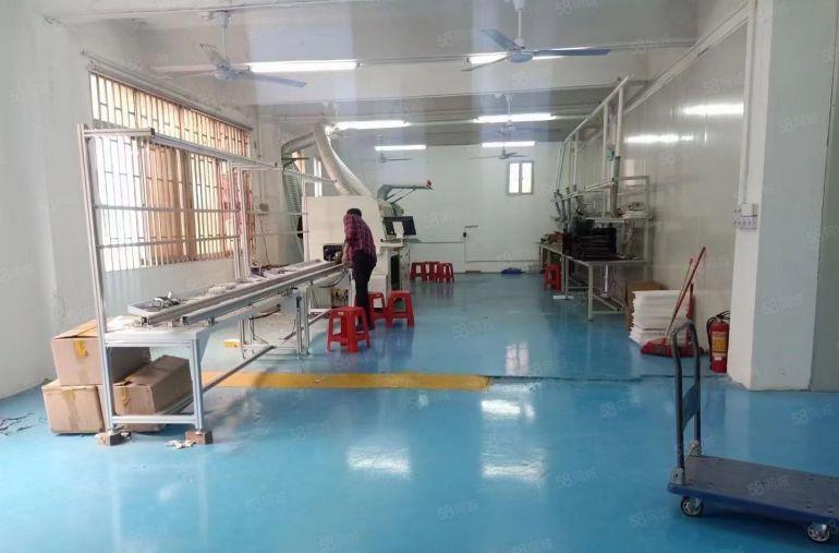 沙井万丰楼上400平米带装修厂房出租