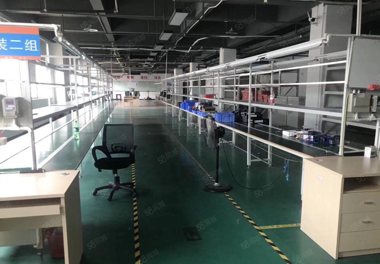 福永桥头地铁口附近楼上1000平方带装修厂房招租