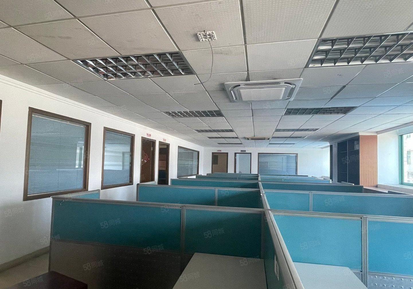 石岩新出独栋，精装修无转让费2000平办公室厂房出租采光好。