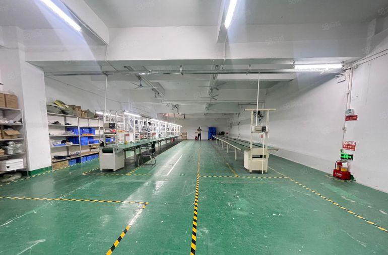 西乡鹤洲，航城洲石路，带装修450平厂房出租，租金便宜