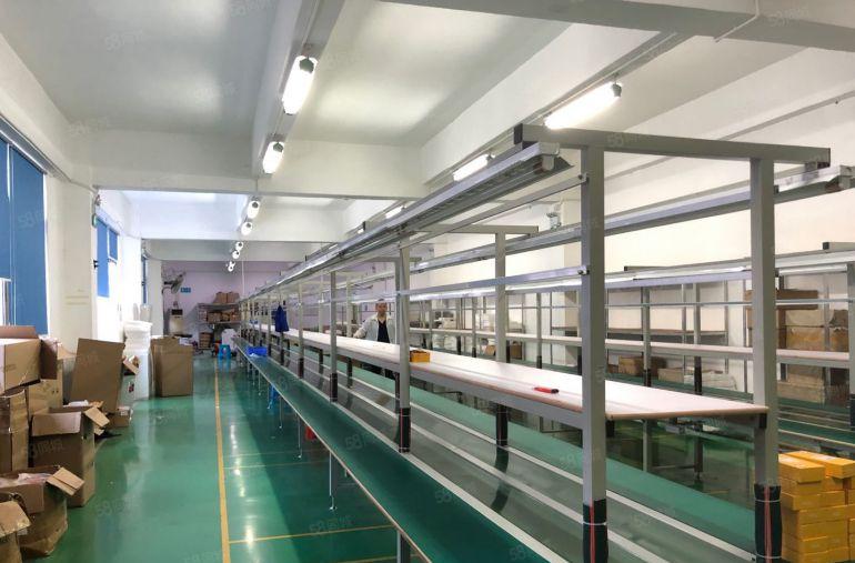 沙井黄埔楼上800平方精装村委厂房水电到位 带办公室拎包生产