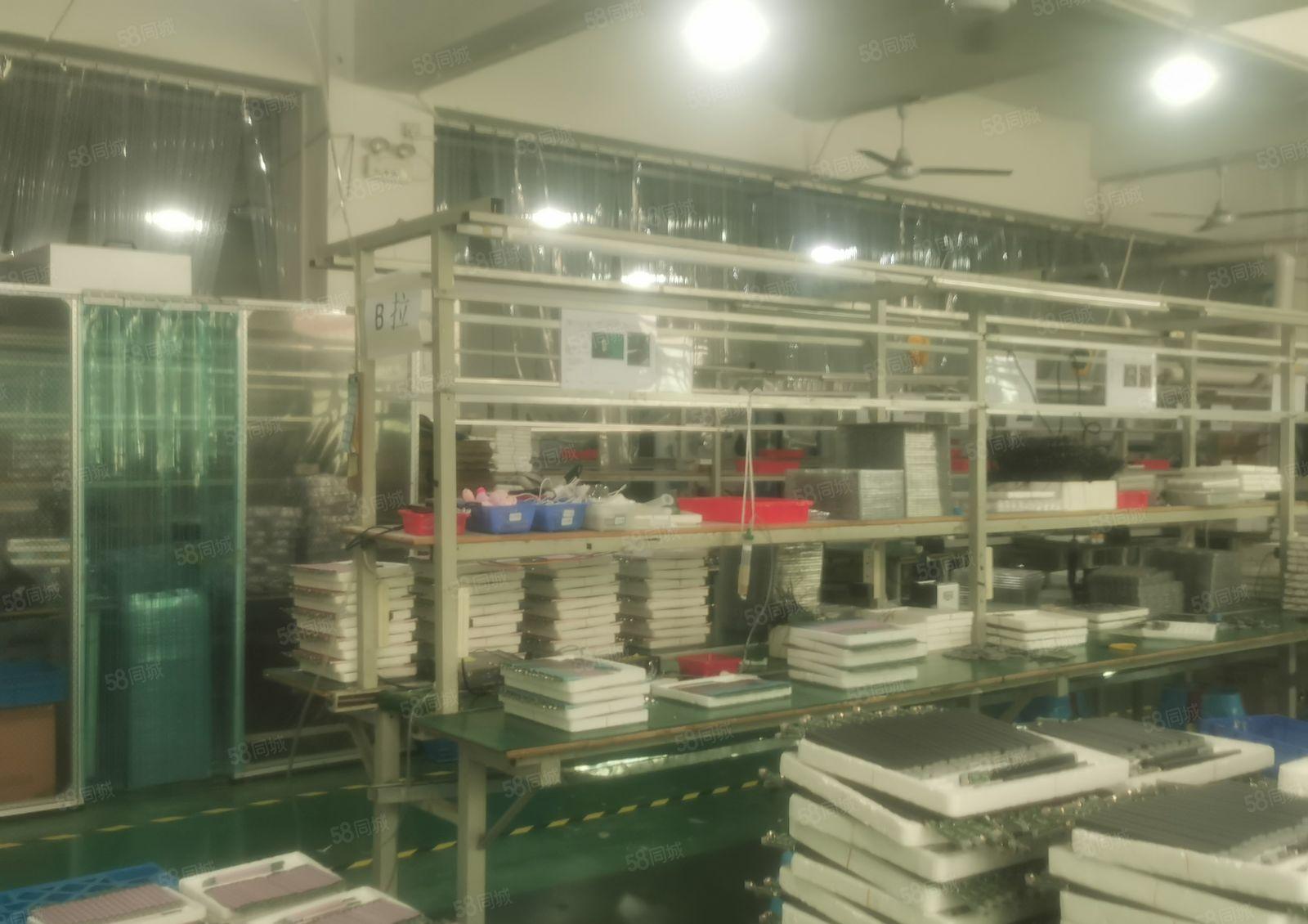 福永塘尾楼上1380平米厂房带装修出租