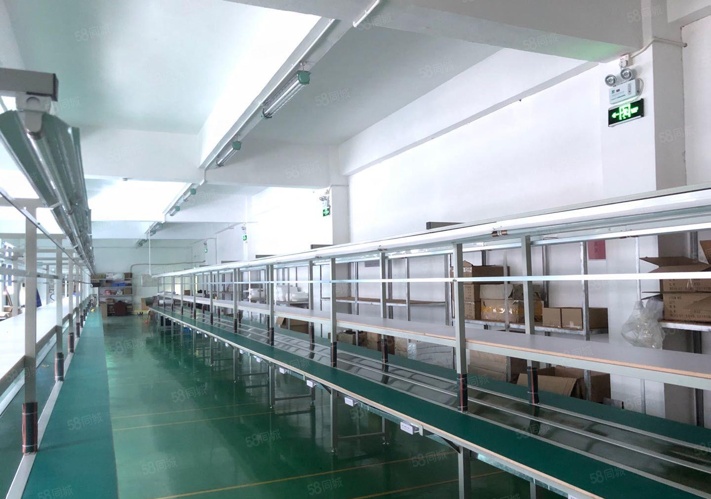 沙井黄埔楼上800 村委厂房 水电到位 带办公室拎包生产