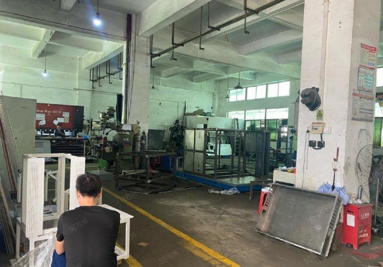 石岩原房东一楼700平层高6米仓库厂房出租分租CNC五金设备