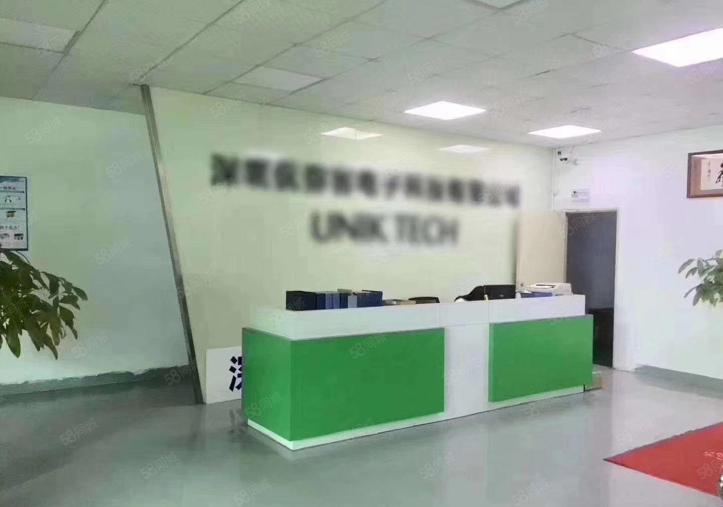 沙井新桥新出楼上整层1200平米带装修厂房出租