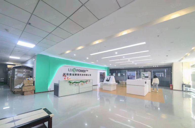 西乡固戍大门楼上整层2800平精装修办公研发厂房低价出租