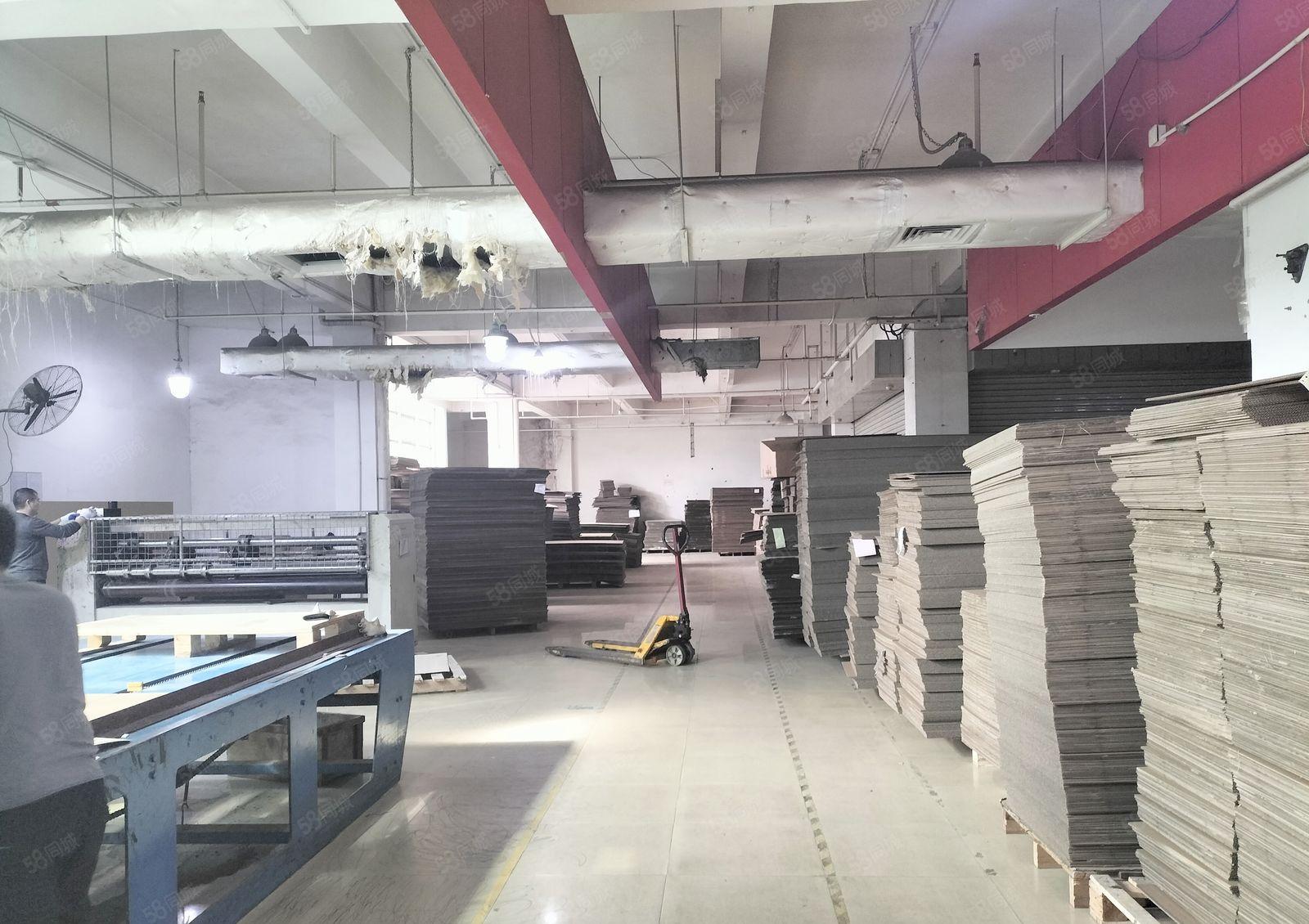 沙井黄埔107国道旁工业园区楼上1000平厂房出租