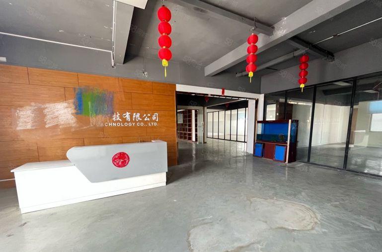 福永工业区1500平精装修带现成办公室仓库厂房低价出租