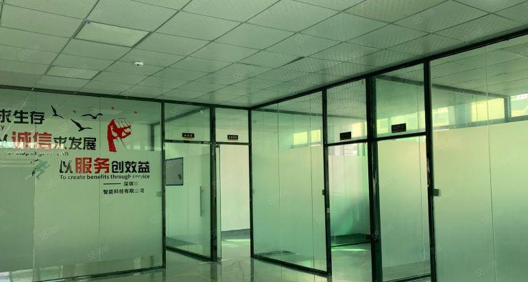 低价厂房出租石岩地梯口原房东工业园单层1000平带精装修