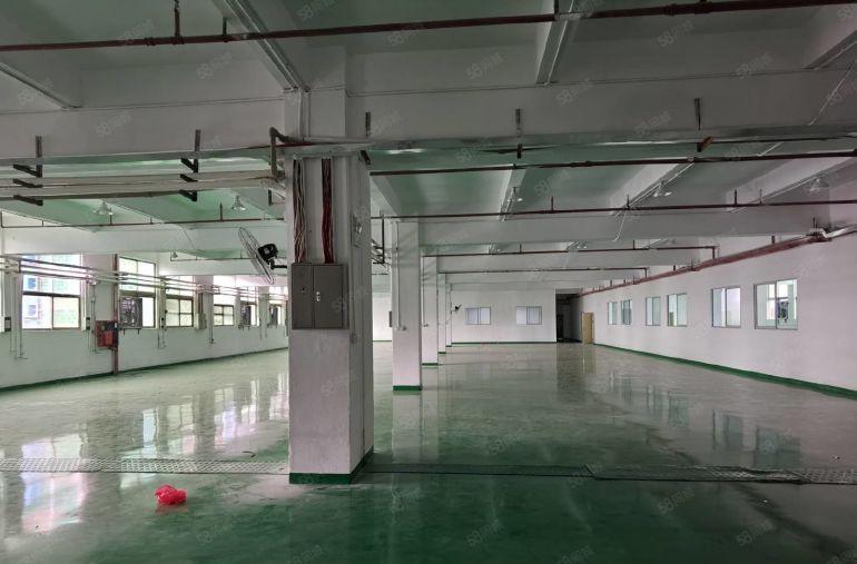 松岗车站附近楼上1500平厂房招租带现成装修过环评实际面积