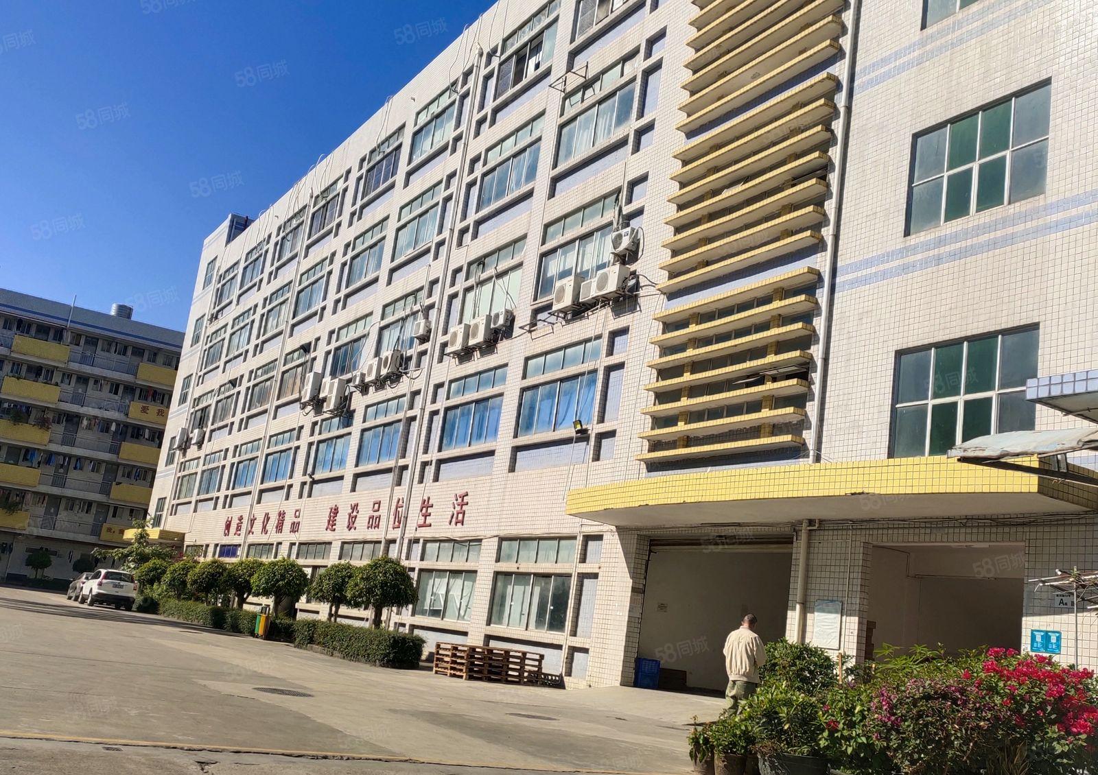 福永107国道边楼上现成装修5000平方厂房仓库出租可以分租