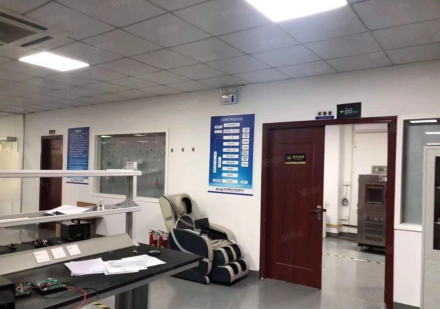 福永靠地铁站新出楼上850平精装修厂房。