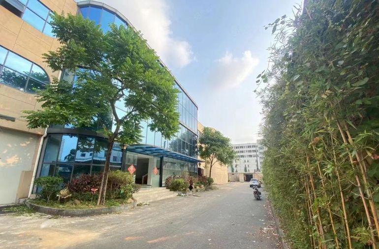 宝安松岗村委红本独院厂房9200平，1000平起租免租期长。