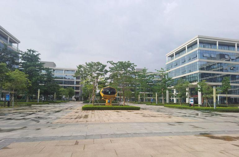 西乡原房东精装500平研发办公室电商仓库厂房空地大好停车