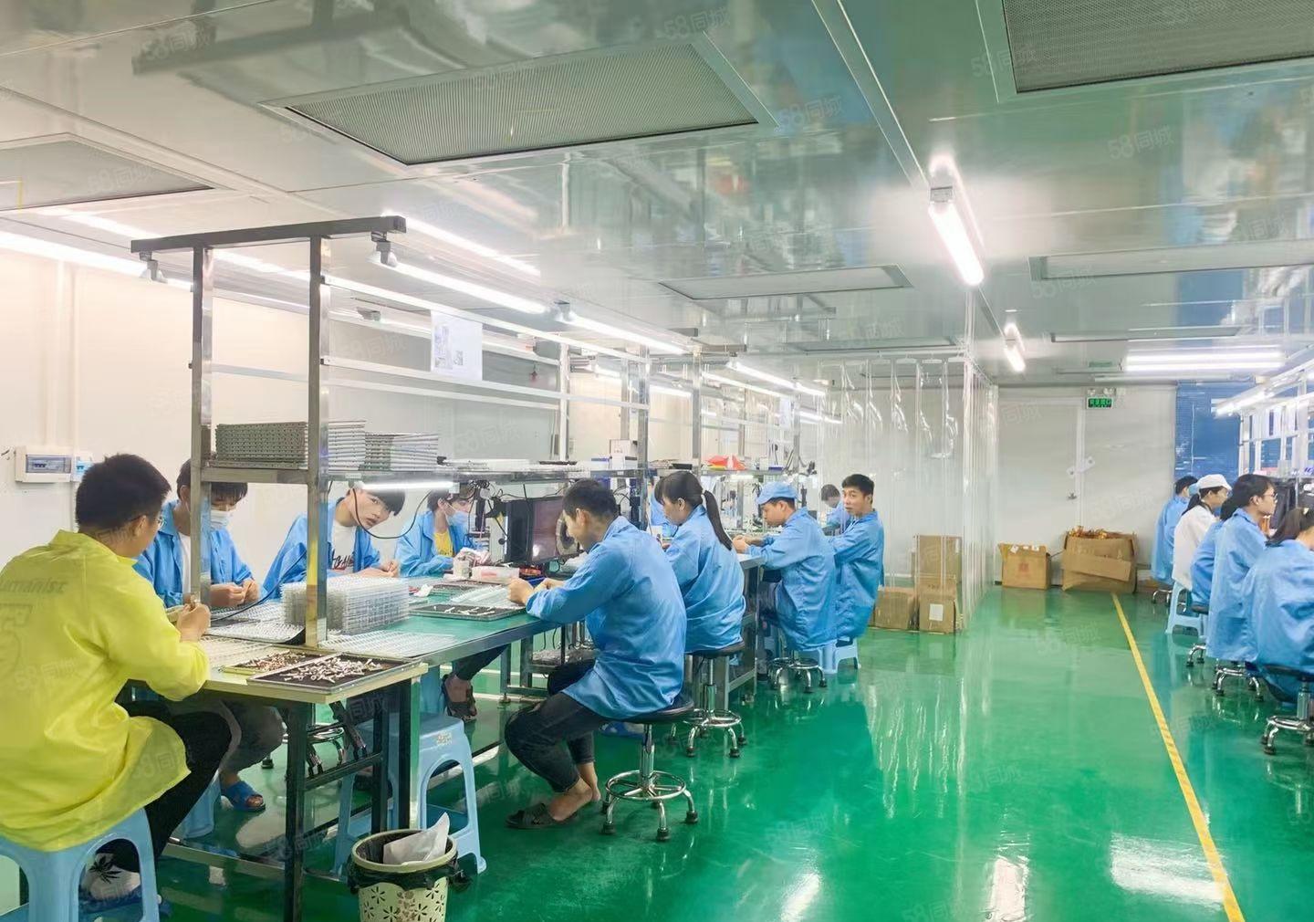 松岗原贴片厂房680平方出租带装修不要转让费