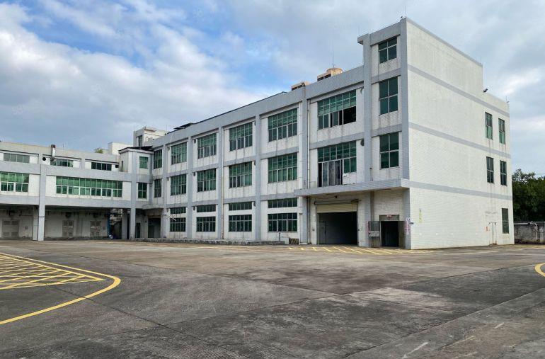 松岗原房东红本精装修独院3层11650平带无尘车间厂房出租