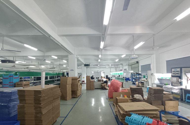 西乡固戍原房东直租，带装修独立半层908平厂房出租，使用率高