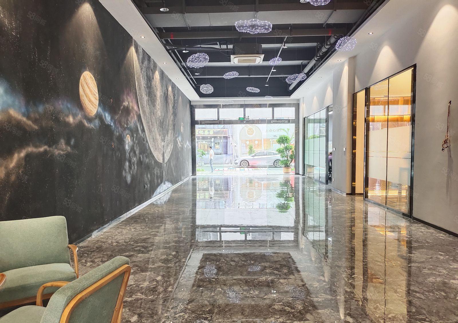 西乡，银田创意园，全新升级办公室，配齐家私空调，88平起租