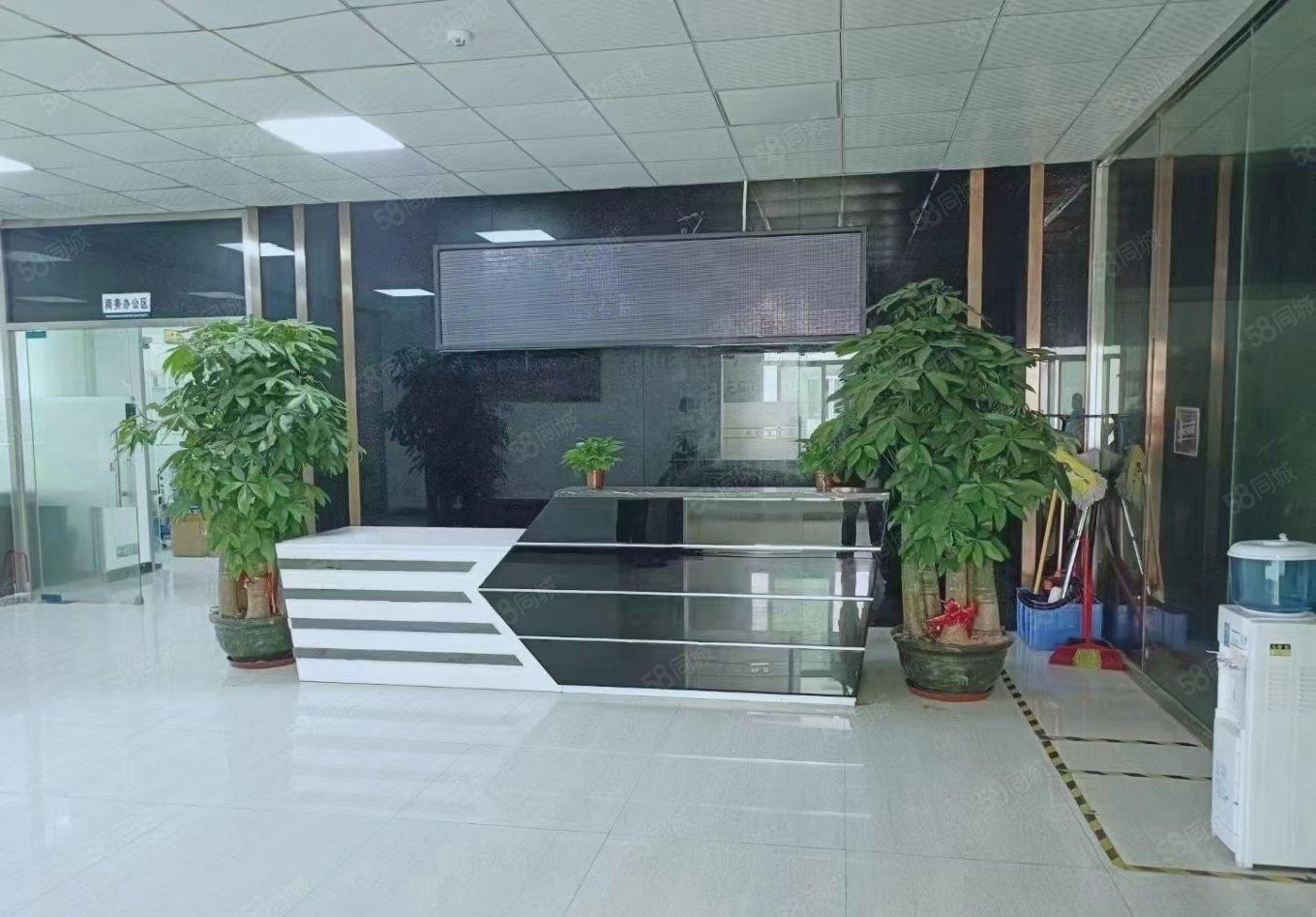 松岗江边工业区厂房带精装修办公室1200平可分租整租电商仓库