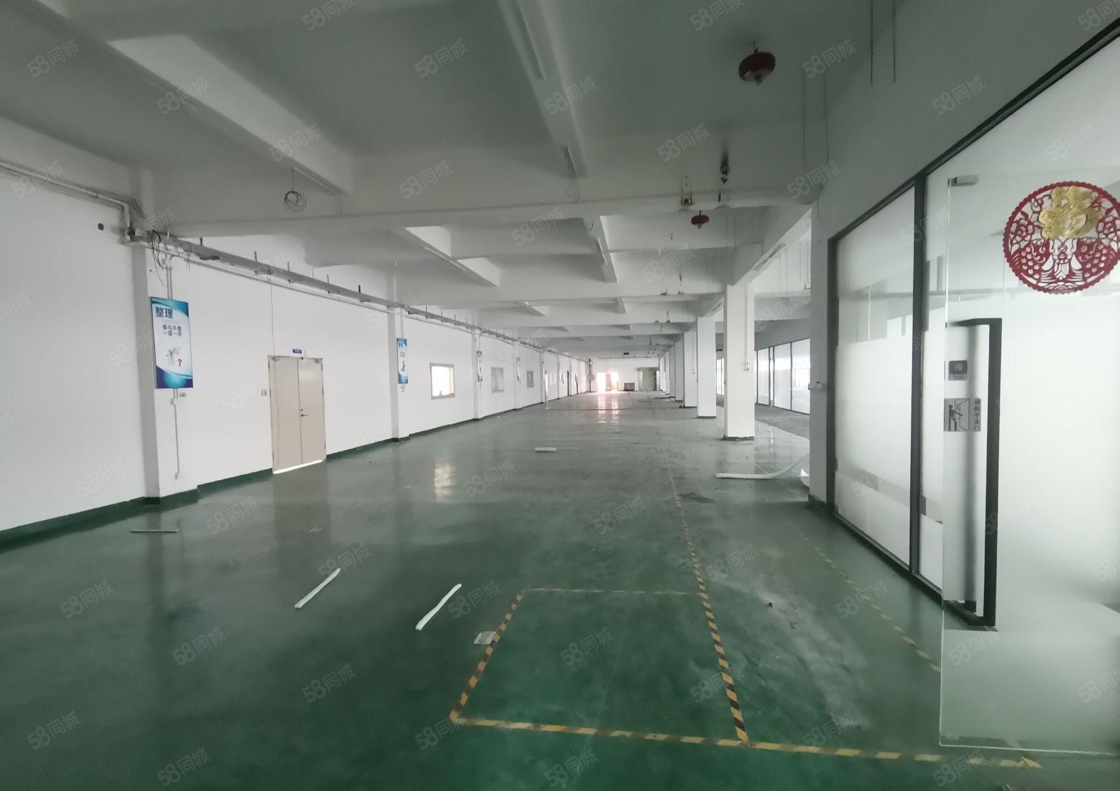 300平米起租福永和平大型园区红本厂房二楼整层2000平米