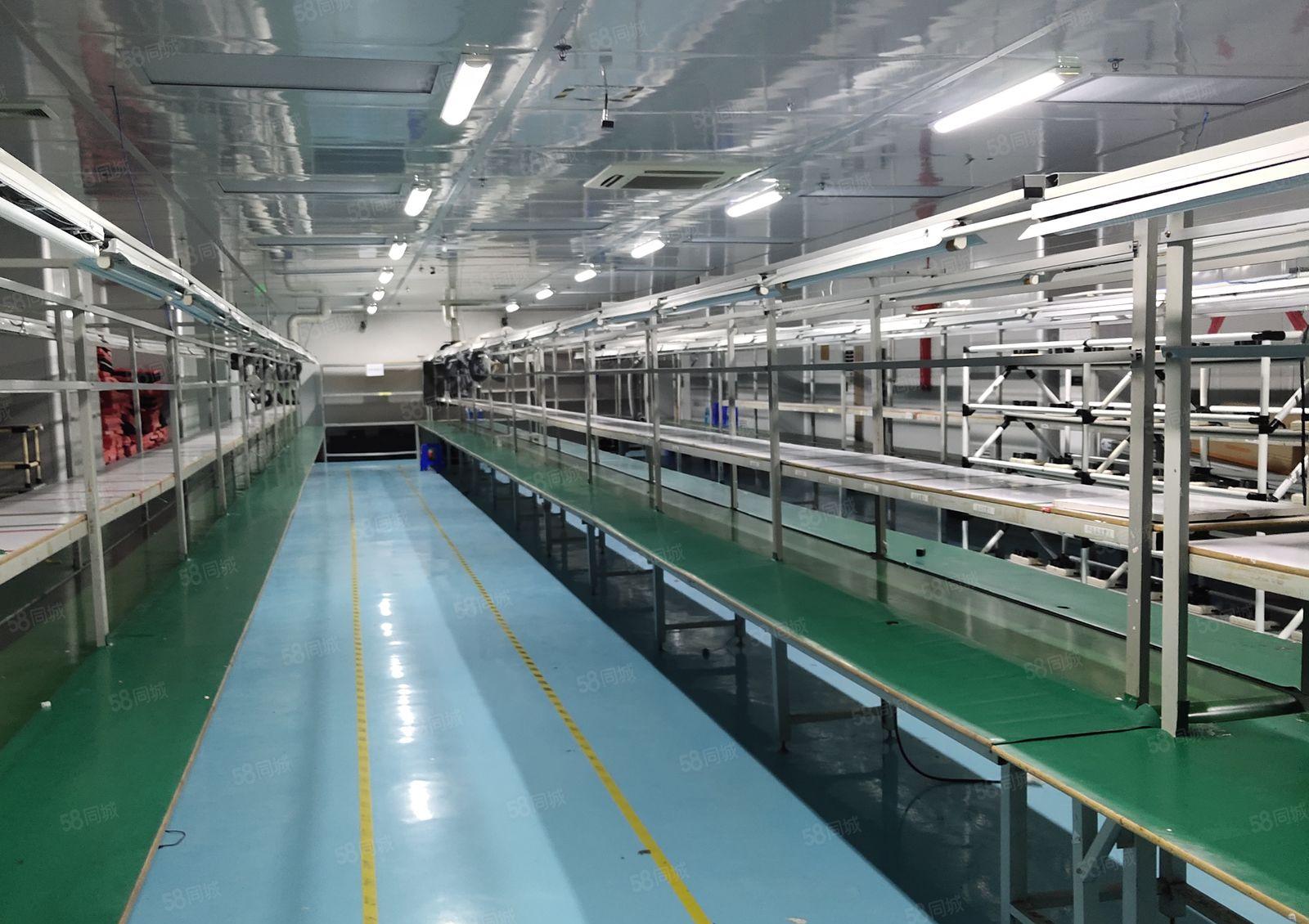 厂房出租沙井地铁口工业园区楼800平带装修小面积电商仓库整租