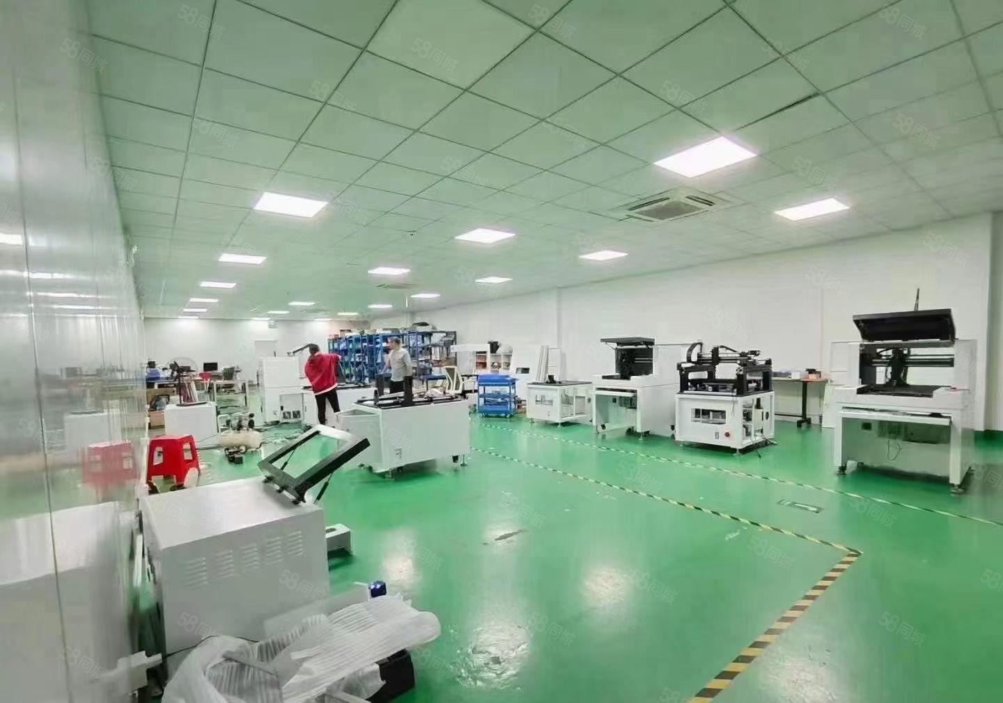 福永白石厦国道旁1000平原房东精装修厂房出租大小可分形象好