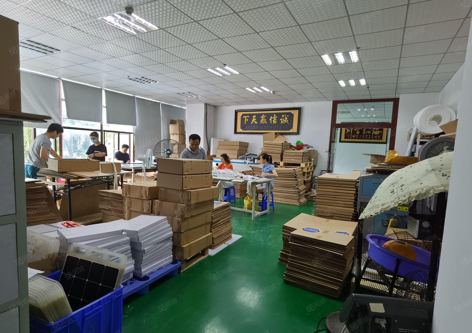 松岗原房东富华工业园精装修整层700平米厂房出租可分租仓库