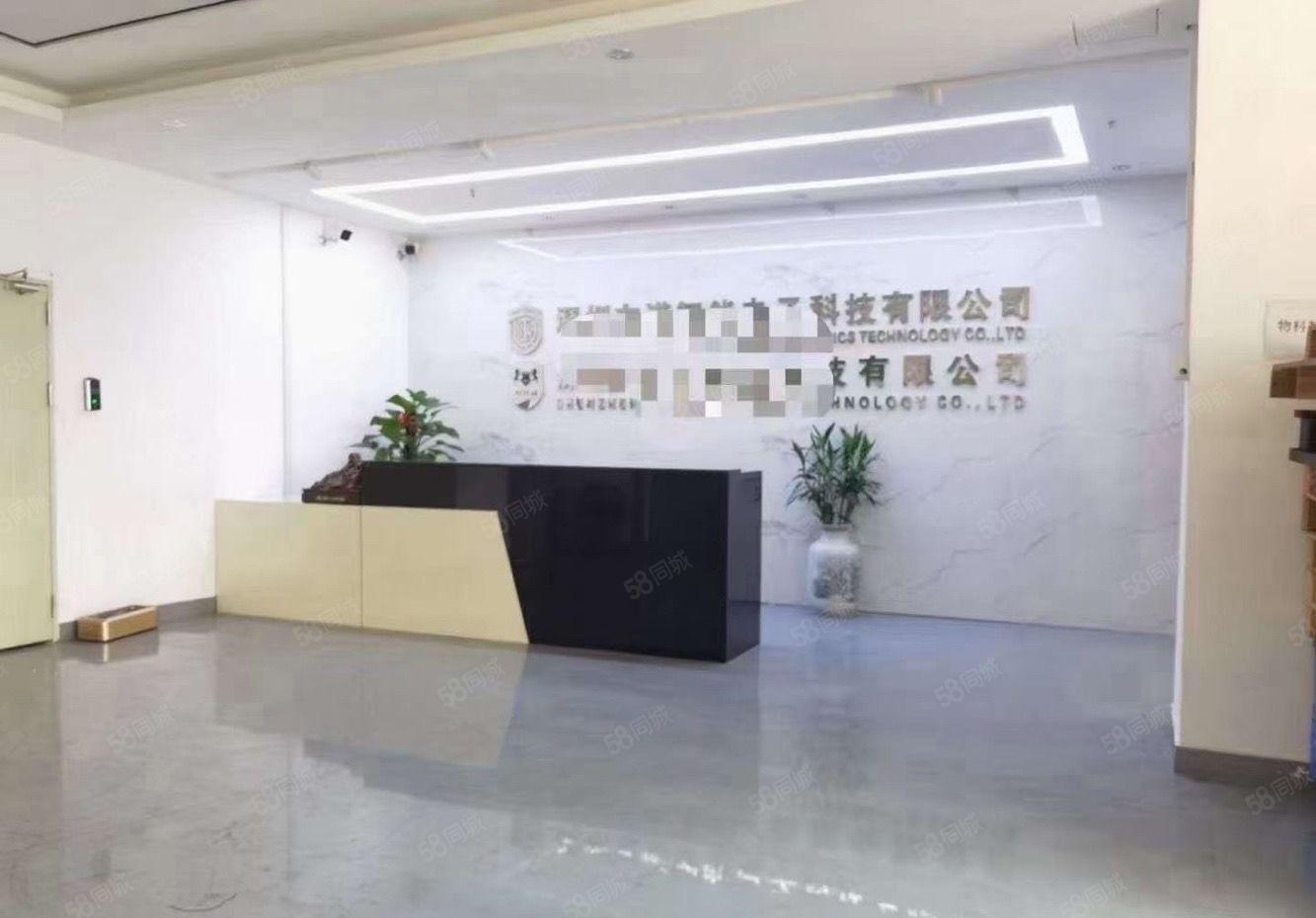 200平分租沙井大型成熟园区厂房出租带装修一楼空地大停车位多