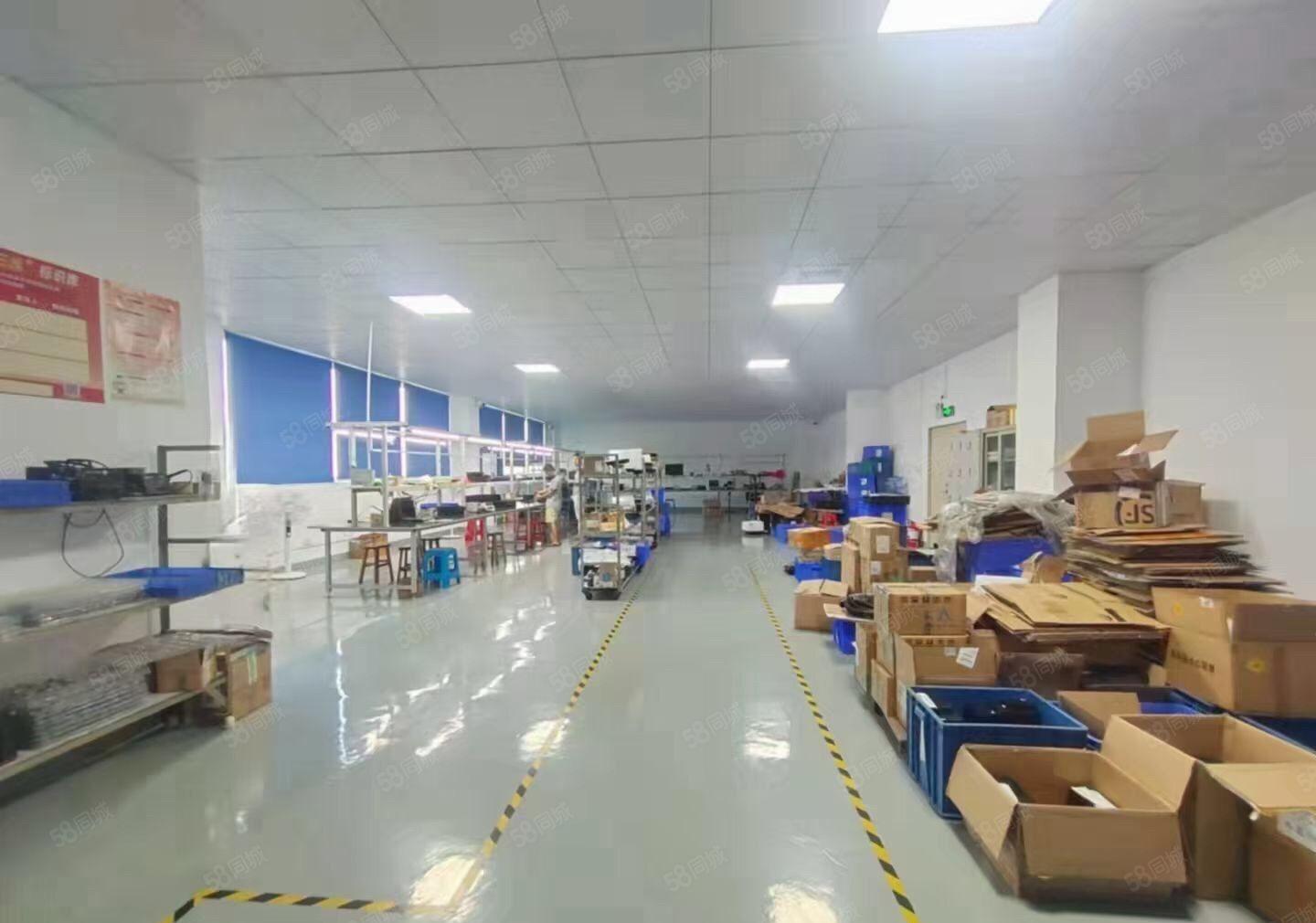 福永楼上1500平精装修厂房出租500平起分租仓库招租