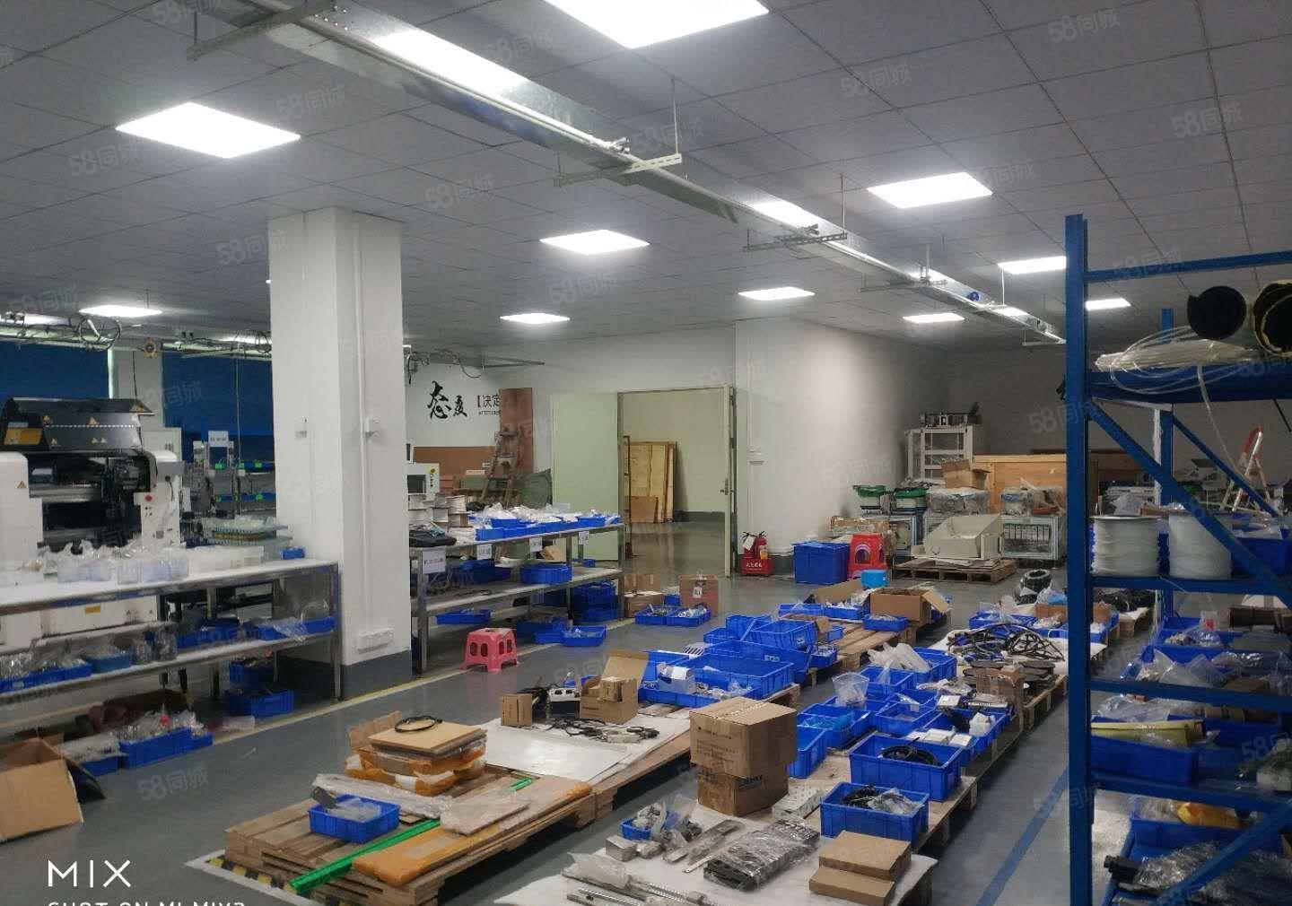 福永和平500平大型园区带现成装修厂房仓库出租分租面积实用