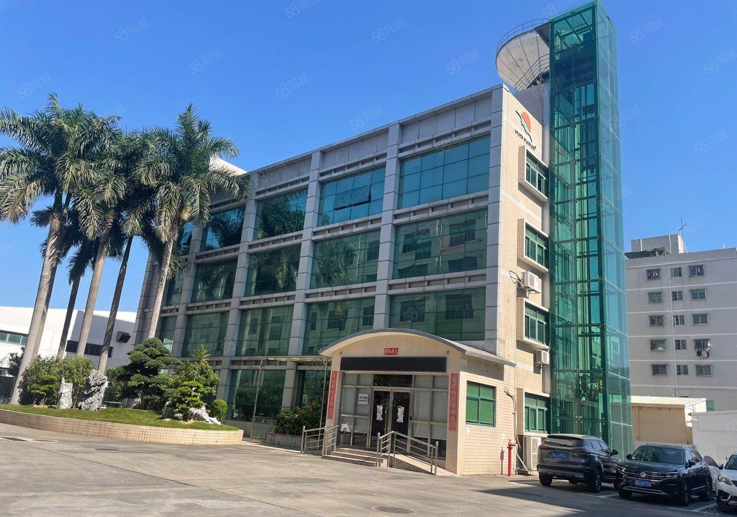 石岩新出独栋，精装修无转让费2000平办公室厂房出租采光好。