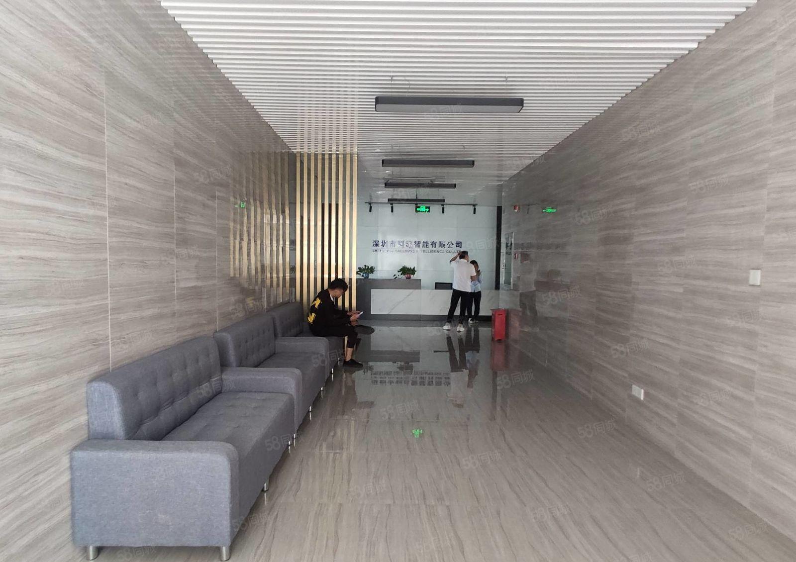 松岗大田洋高新科技园精装修一手红本工贸厂房三楼600平米出租