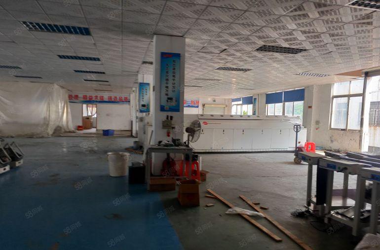 沙井新桥高速出口独门独院厂房招租1到3层1楼高度6米可以分租