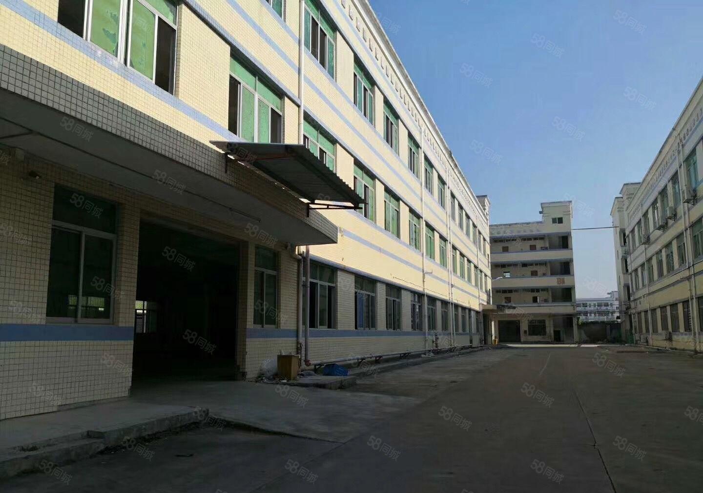 松岗罗田第三工业区独院厂房1500平带精装修厂房出租可办公