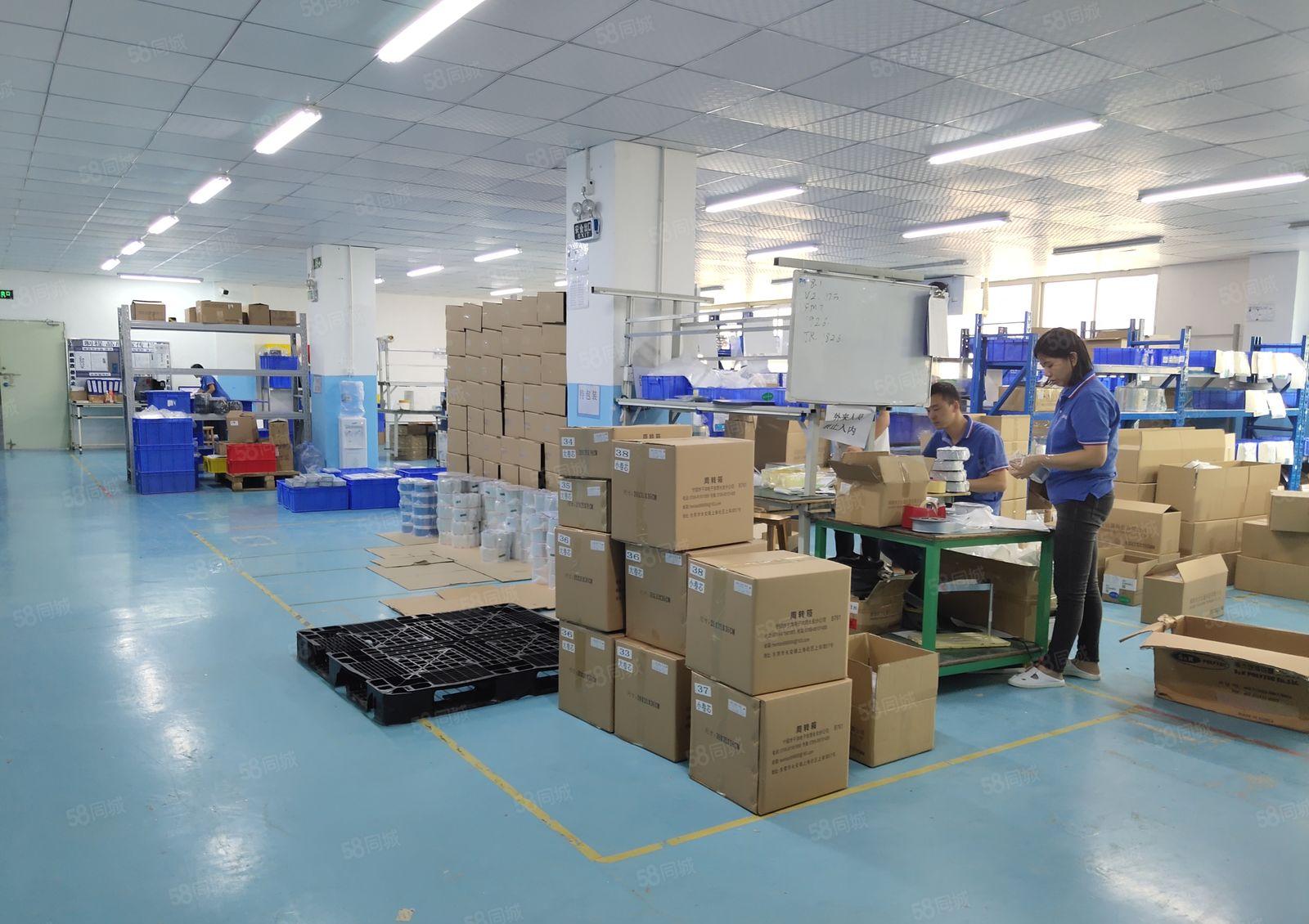 厂房出租沙井地铁口工业园区楼800平带装修小面积电商仓库整租