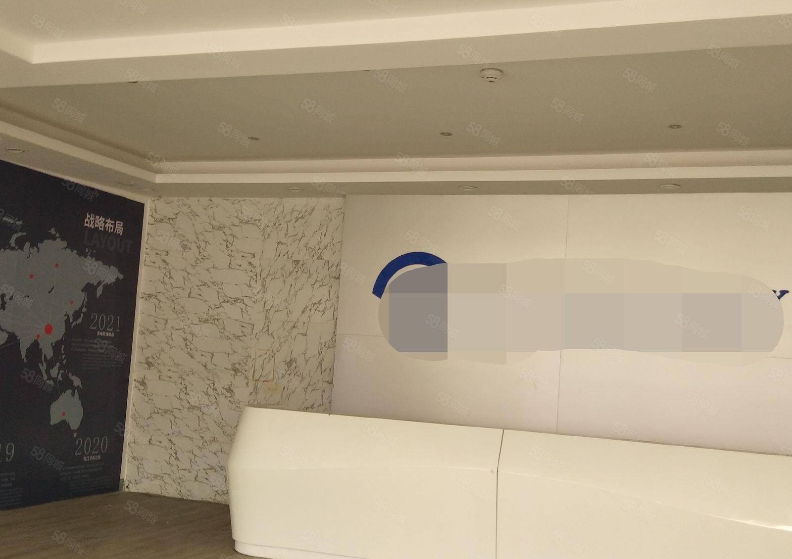 西乡富源工业城楼上整层精装修2300平，有前台！